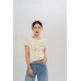 Retro short fake two-piece