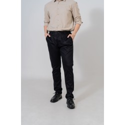 Shiny Finish Suit Trousers