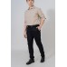 Shiny Finish Suit Trousers