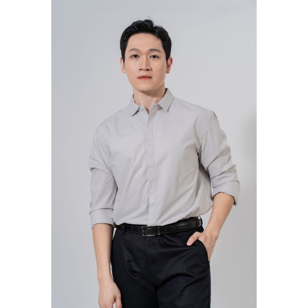 Hidden Placket Shirt