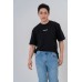 Oversized Embroidered Slogan Tee