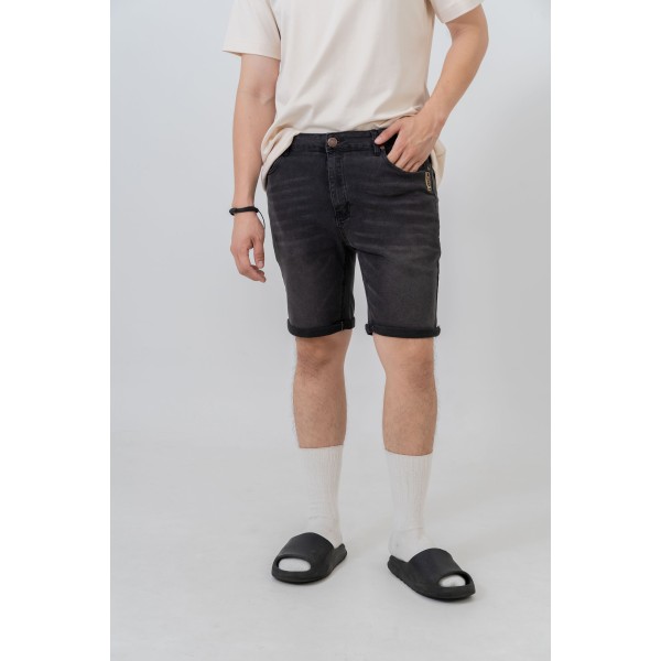 Slim Fit Denim Shorts