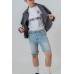 Slim Fit Denim Shorts