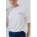 Oversized Embroidered Slogan Tee