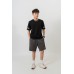 Sleeve Slogan Print Tee
