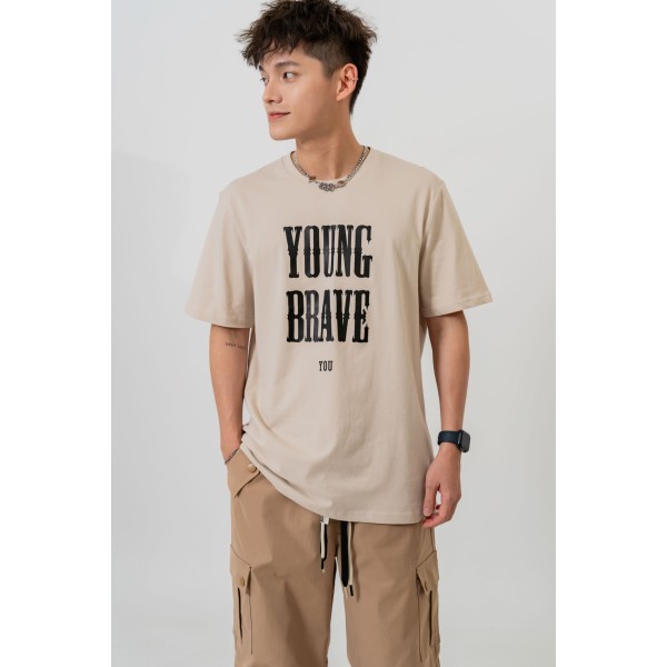 Slogan Print Tee