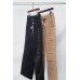 Contrast Dual Drawstring Cargo Pants Contrast Dual Drawstring Cargo Pants