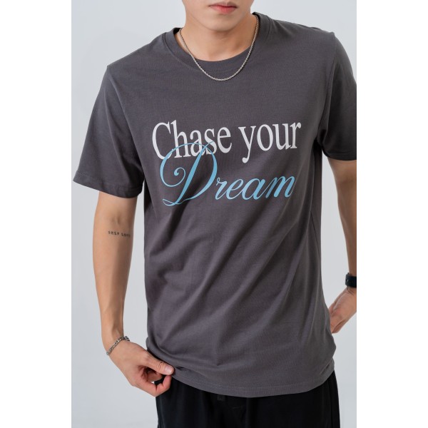 Slogan Print Tee