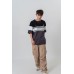 Oversized Contrast Panel Tee