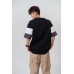 Oversized Contrast Panel Tee