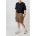 Zipper Pockets Cargo Shorts
