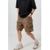Zipper Pockets Cargo Shorts