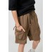 Zipper Pockets Cargo Shorts