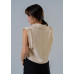 Small fragrance sleeveless jacket