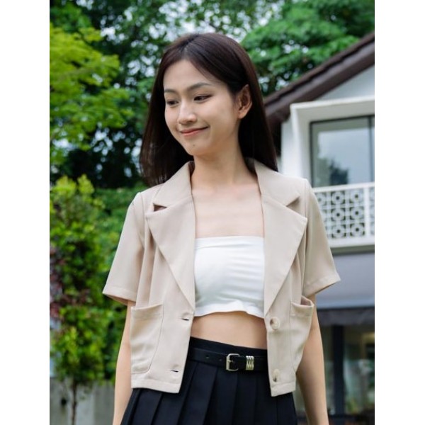 Cropped blazer