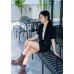 H-line high-waisted skirt