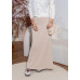 Solid color long dress