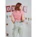 Two layered button up tee