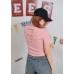 Back drop hole short sleeves top