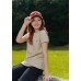 Solid color short sleeves T-shirt