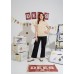 Solid color short sleeves T-shirt