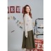V-neck long sleeves knitted top