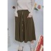 Button down skirt with pockets