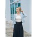 Square-necked sleeveless vest