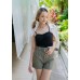 Front ruffled camisole