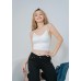 V-neck cropped camisole