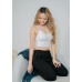V-neck cropped camisole