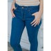 Slightly flared denim trousers