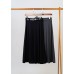 Midi pleated skirt