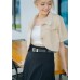 Midi pleated skirt