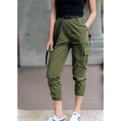 Belted Cargo Pants