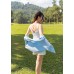 A cross camisole in the back