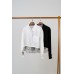 Drawstring Hem Layered Check Shirt