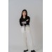 Drawstring Hem Layered Check Shirt