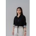 Drawstring Hem Layered Check Shirt