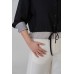 Drawstring Hem Layered Check Shirt