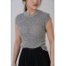 Glitter Knit Muscle Tank Top
