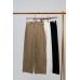 Fold Over Waist Straight Pants