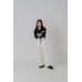 Fold Over Waist Straight Pants