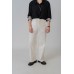 Fold Over Waist Straight Pants