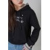 Striped Hoodie Top