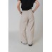 Waist Pleated Button Pants