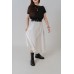 Belted A-Line Skirt