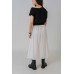 Belted A-Line Skirt