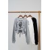Drawstring Hem Long Sleeve Sweatshirt