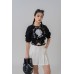 Drawstring Hem Long Sleeve Sweatshirt